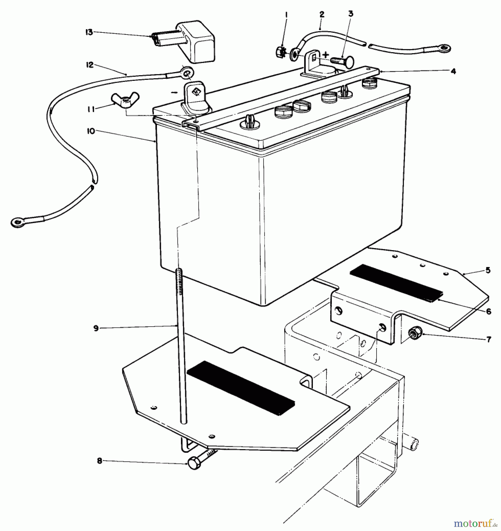  Toro Neu Mowers, Drive Unit Only 30111 - Toro Mid-Size Proline Gear Traction Unit, 11 hp, 1987 (7000001-7999999) ELECTRIC START KIT MODEL NO. 30132 (OPTIONAL) #4