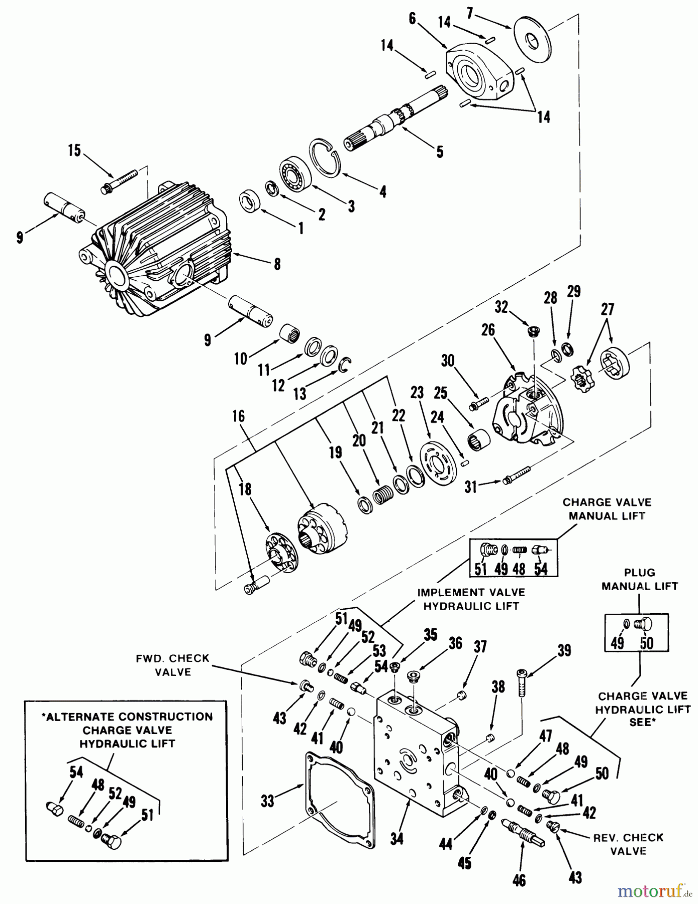  Toro Neu Mowers, Lawn & Garden Tractor Seite 1 01-16KS01 (C-165) - Toro C-165 Automatic Tractor, 1980 AUTOMATIC TRANSMISSION #2