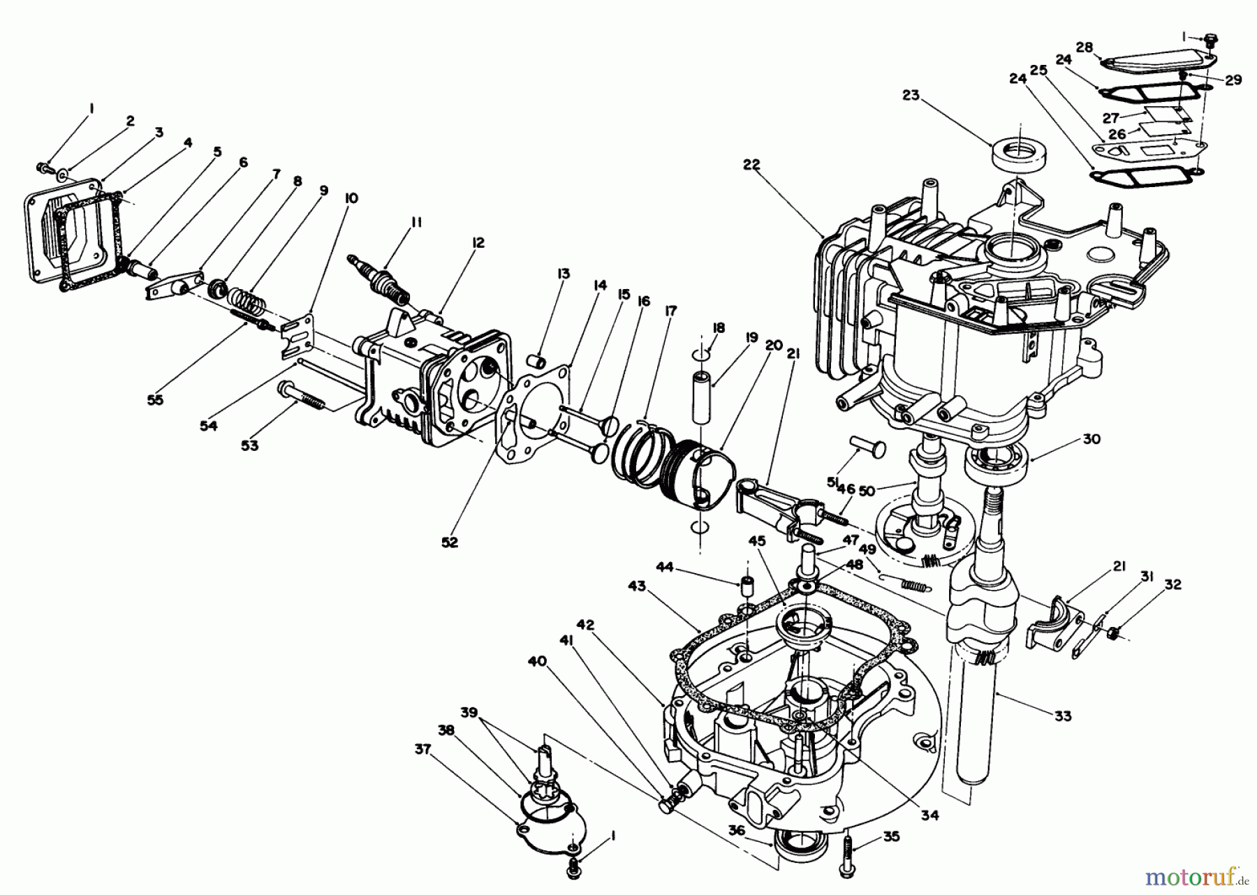  Toro Neu Accessories, Mower 59126 - Toro Dethatcher Kit, Rear Baggers ENGINE ASSEMBLY #2