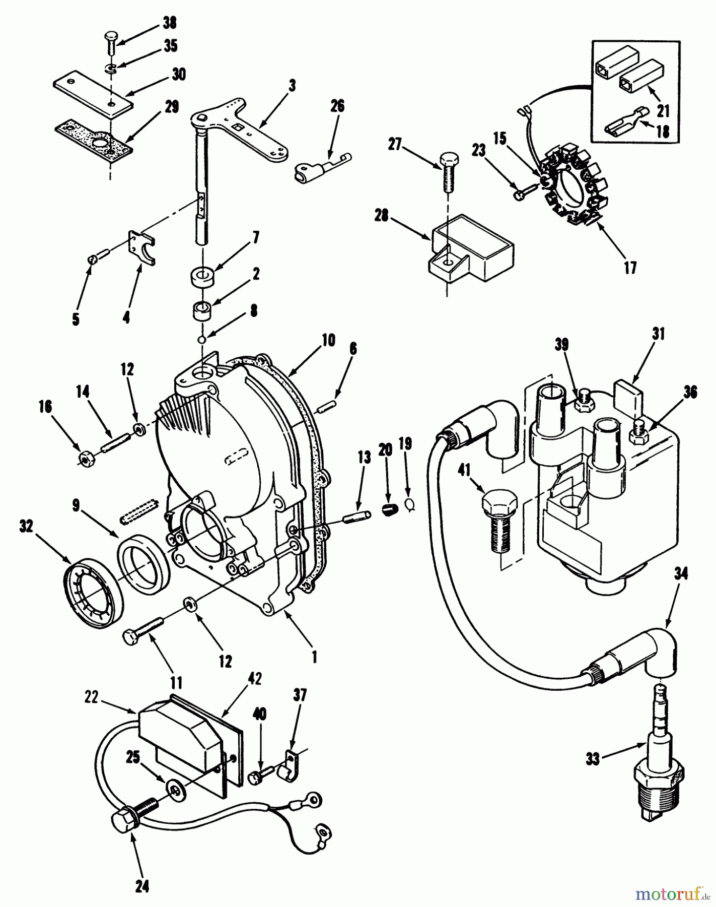  Toro Neu Mowers, Lawn & Garden Tractor Seite 1 31-12KE01 (312-H) - Toro 312-H Garden Tractor, 1990 GEARCASE AND IGNITION CONTROLS