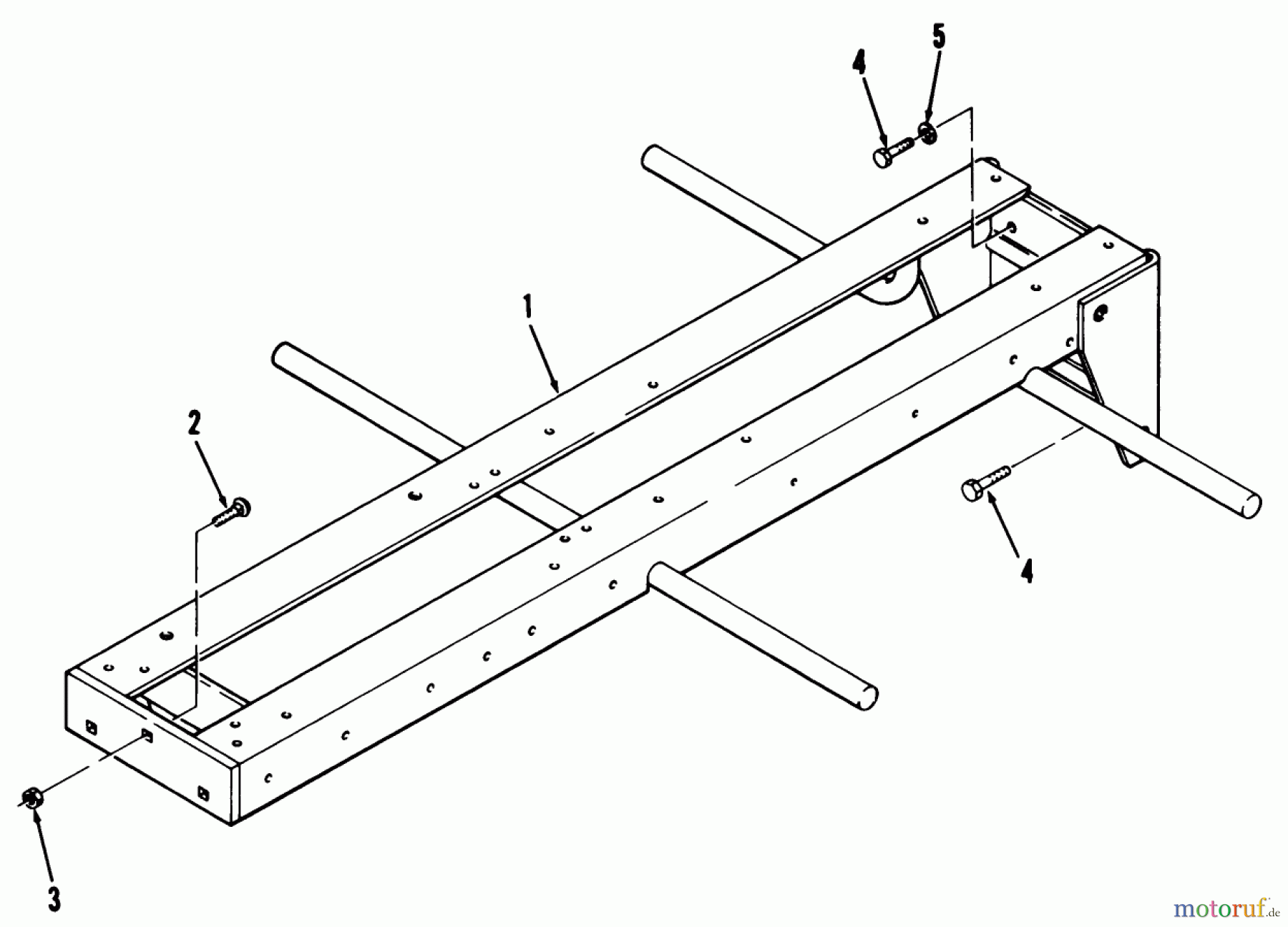 Toro Neu Mowers, Lawn & Garden Tractor Seite 1 51-16OE01 (416-H) - Toro 416-H Garden Tractor, 1991 (1000001-1999999) FRAME