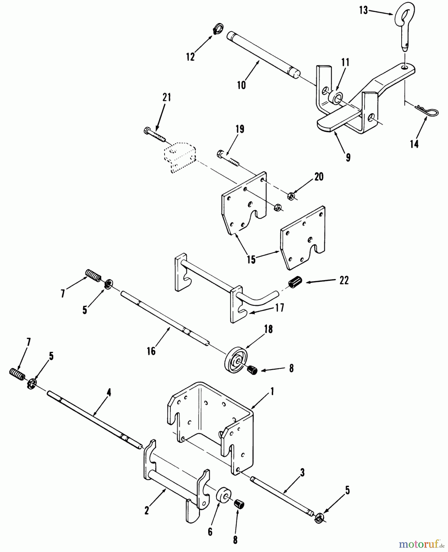  Toro Neu Mowers, Lawn & Garden Tractor Seite 1 31-16O803 (416-8) - Toro 416-8 Garden Tractor, 1991 (1000001-1999999) HITCHES