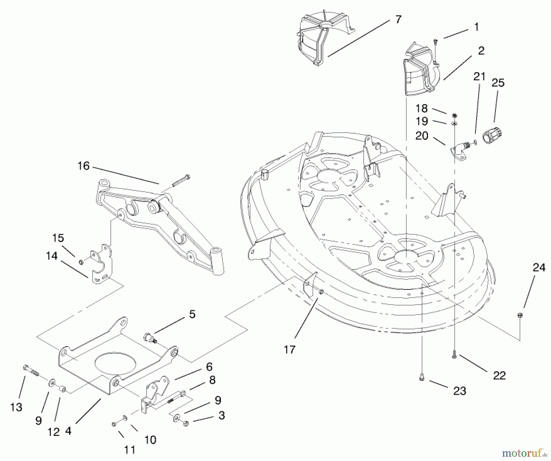Toro Neu Mowers, Lawn & Garden Tractor Seite 1 71241 (16-38HXLE) - Toro 16-38HXLE Lawn Tractor, 2000 (200000001-200999999) 38