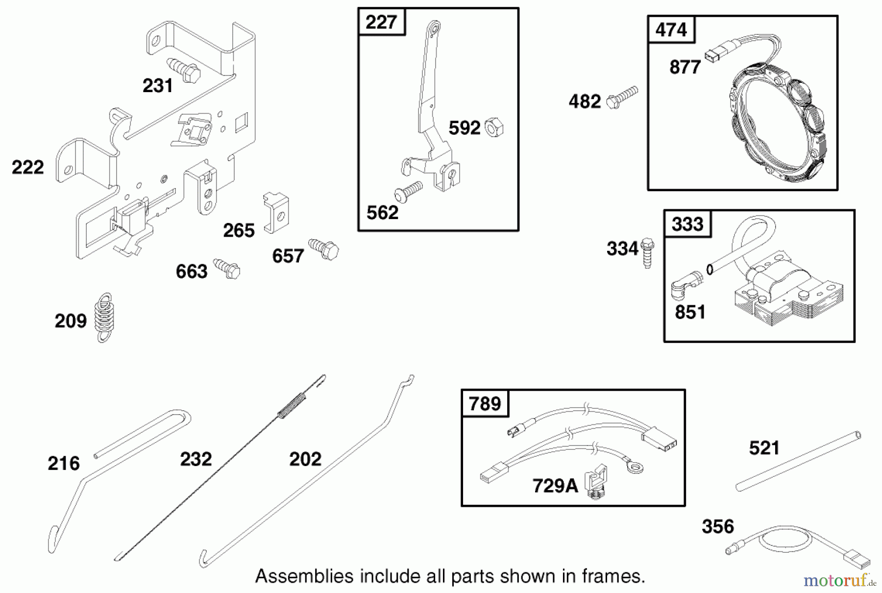  Toro Neu Mowers, Lawn & Garden Tractor Seite 1 71240 (15-38HXL) - Toro 15-38HXL Lawn Tractor, 1999 (9900001-9999999) ENGINE BRIGGS & STRATTON MODEL 28Q777-0690-E1 #6