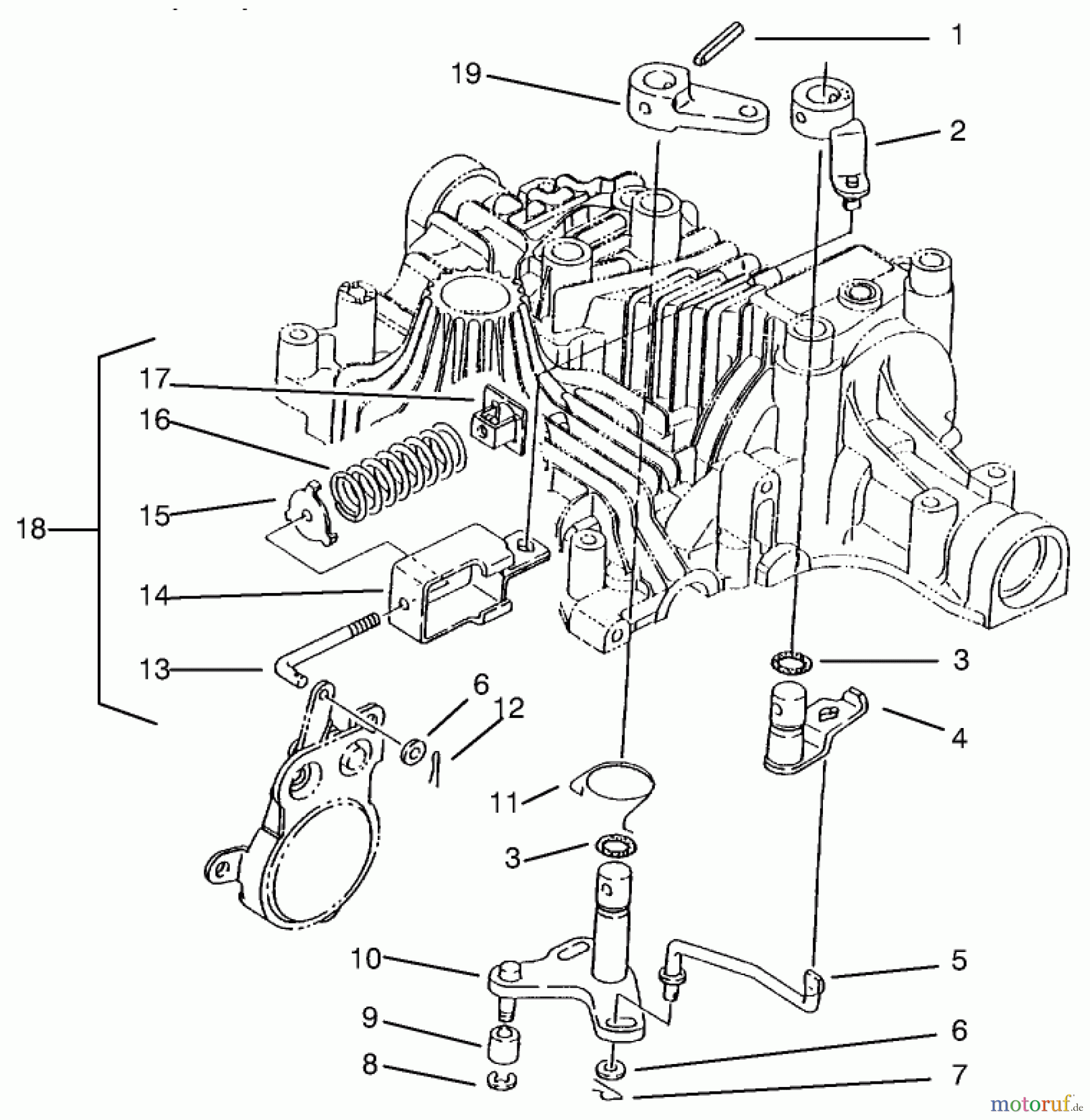  Toro Neu Mowers, Lawn & Garden Tractor Seite 1 72046 (265-H) - Toro 265-H Lawn and Garden Tractor, 1997 (7900001-7999999) BRAKE INTERLOCK