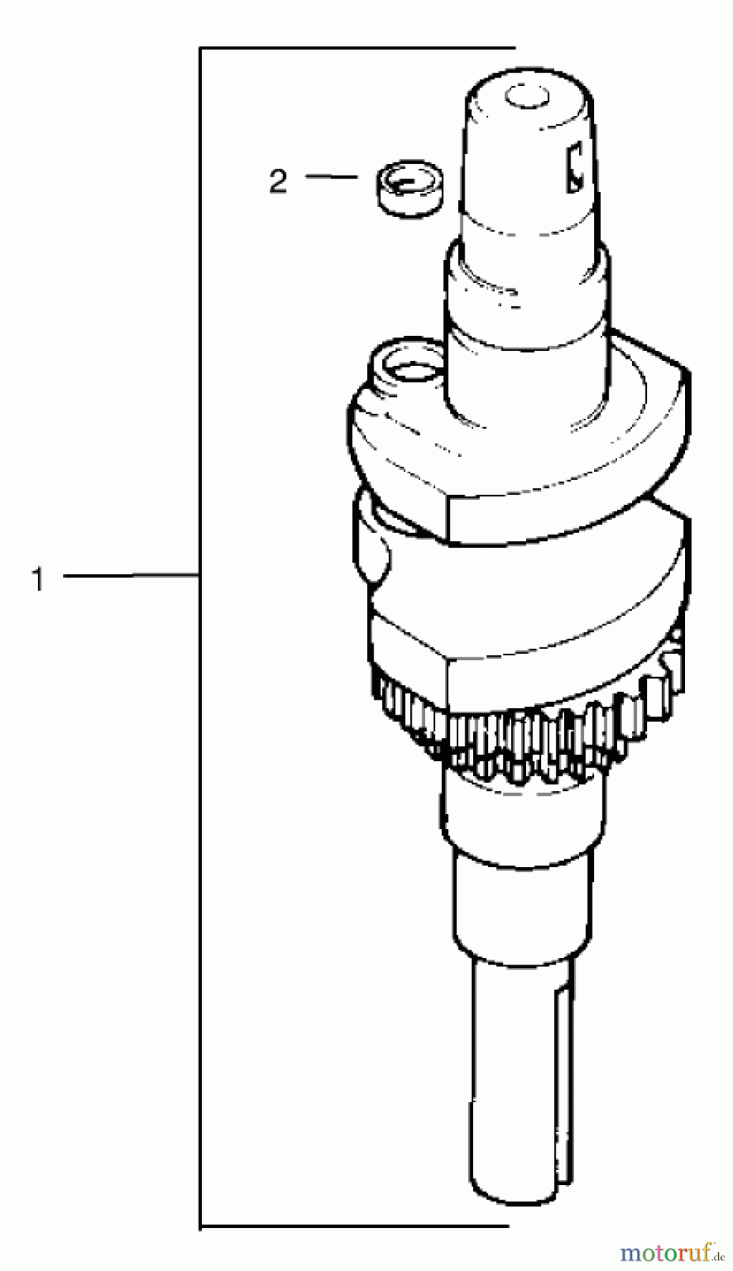  Toro Neu Mowers, Lawn & Garden Tractor Seite 1 72052 (266-H) - Toro 266-H Lawn and Garden Tractor, 2002 (220000001-220999999) CRANKSHAFT ASSEMBLY KOHLER MODELS CV460S-26505 AND CV460S-26506