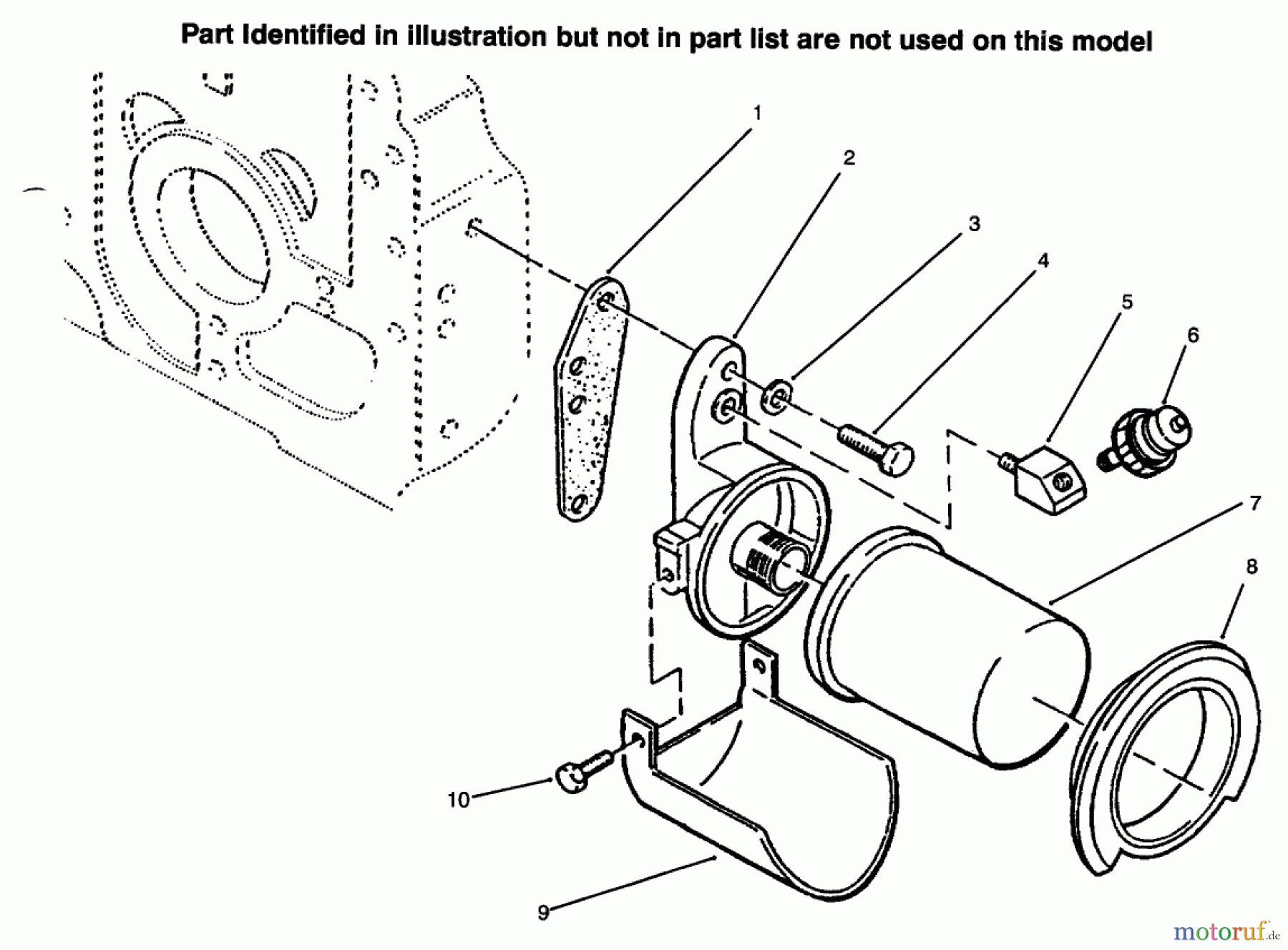  Toro Neu Mowers, Lawn & Garden Tractor Seite 1 73441 (416-8) - Toro 416-8 Garden Tractor, 1996 (69000001-69999999) OIL FILTER