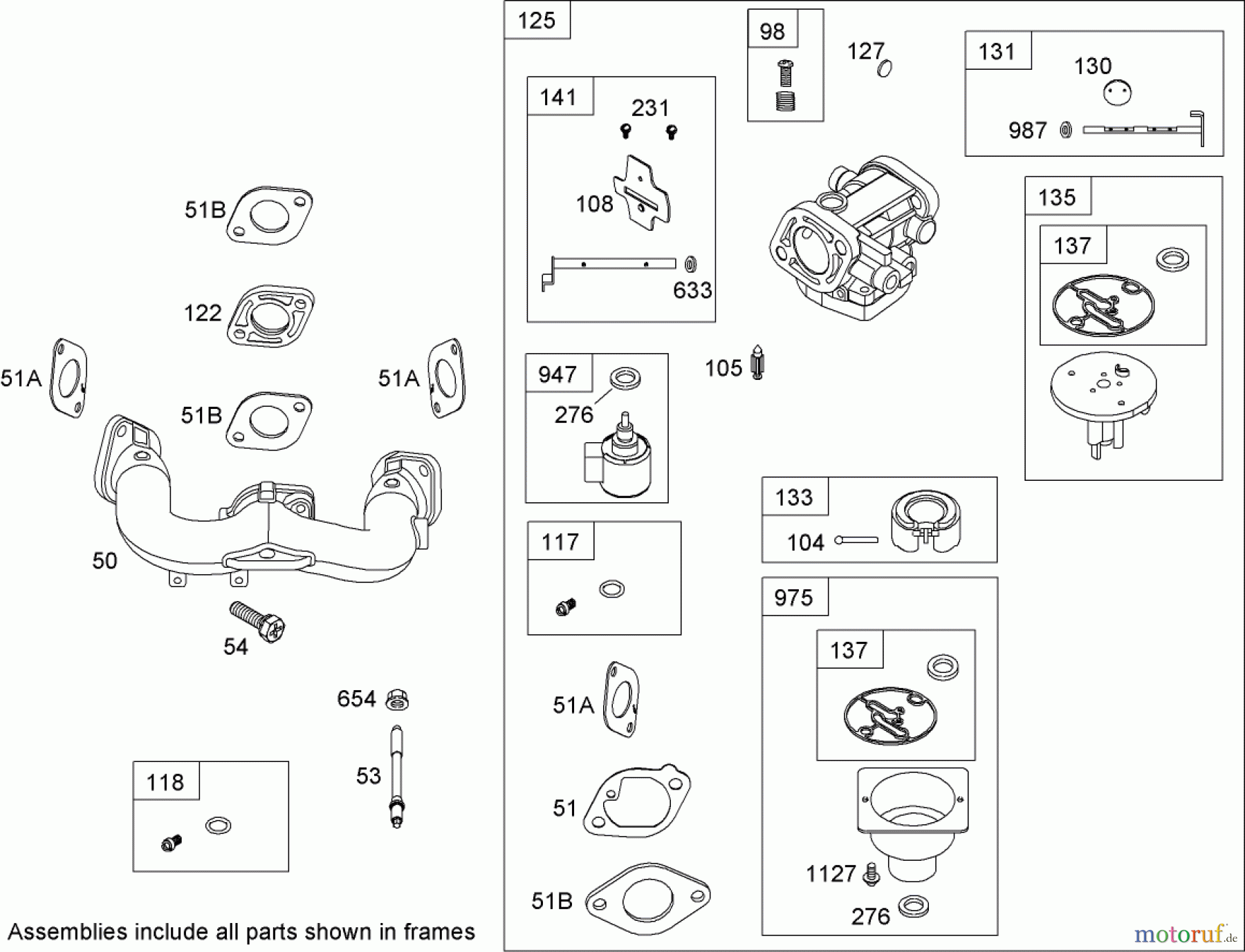 Toro Neu Mowers, Lawn & Garden Tractor Seite 1 74592 (DH 220) - Toro DH 220 Lawn Tractor, 2008 (280000529-280999999) CARBURETOR ASSEMBLY BRIGGS AND STRATTON 441677-0136-E1