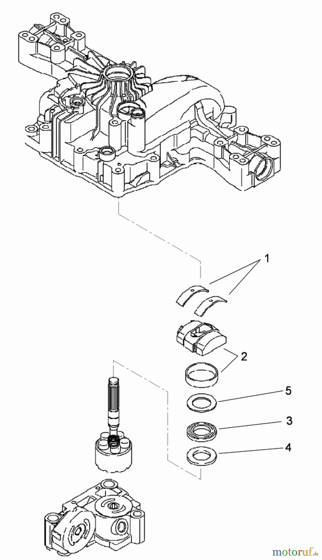 Toro Neu Mowers, Lawn & Garden Tractor Seite 1 74596 (DH 220) - Toro DH 220 Lawn Tractor, 2012 (SN 312000001-312999999) RANGE SHIFT ASSEMBLY TRANSMISSION ASSEMBLY NO. 114-3155