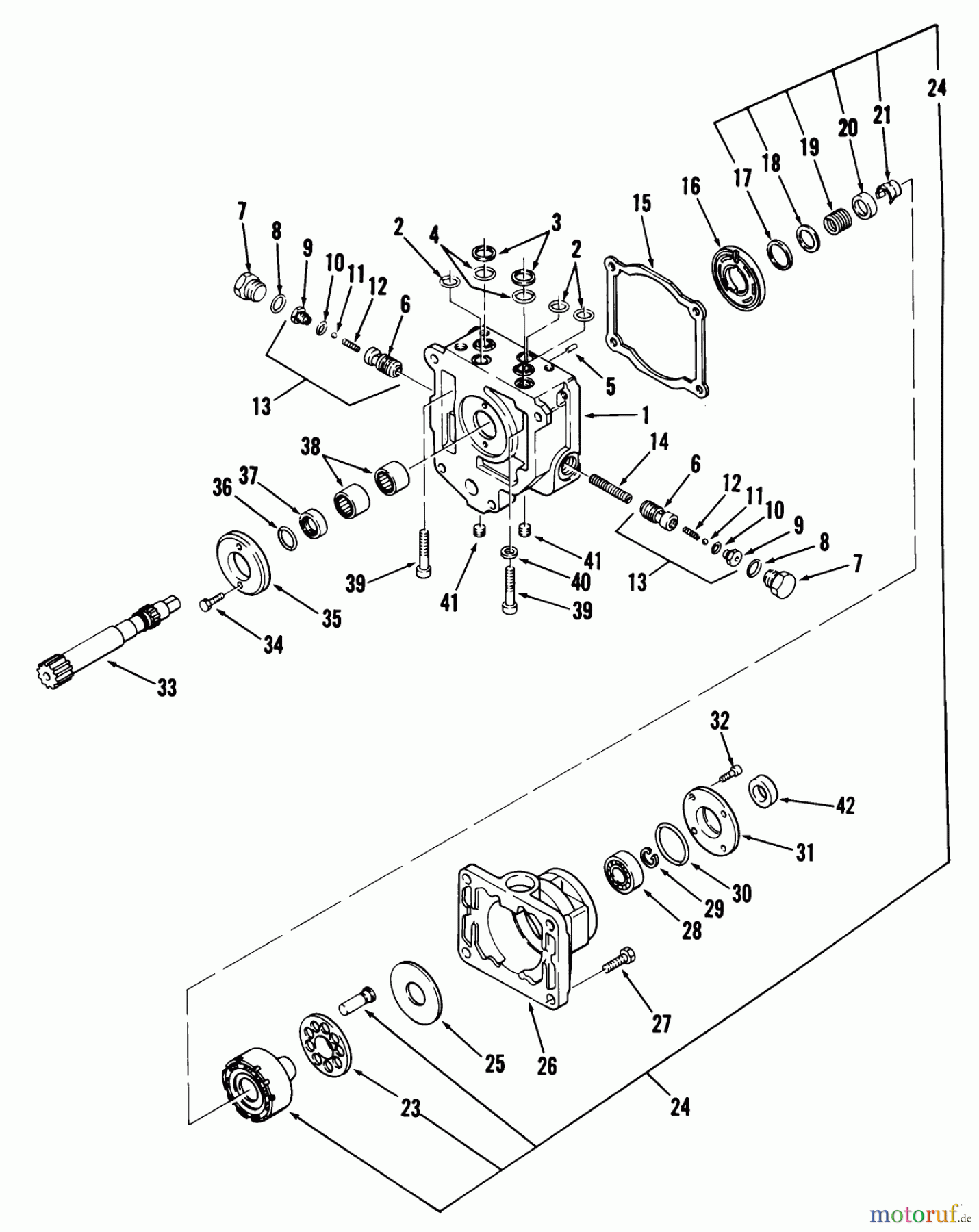  Toro Neu Mowers, Lawn & Garden Tractor Seite 1 81-10K801 (C-101) - Toro C-101 8-Speed Tractor, 1978 AUTOMATIC TRANSMISSION #3