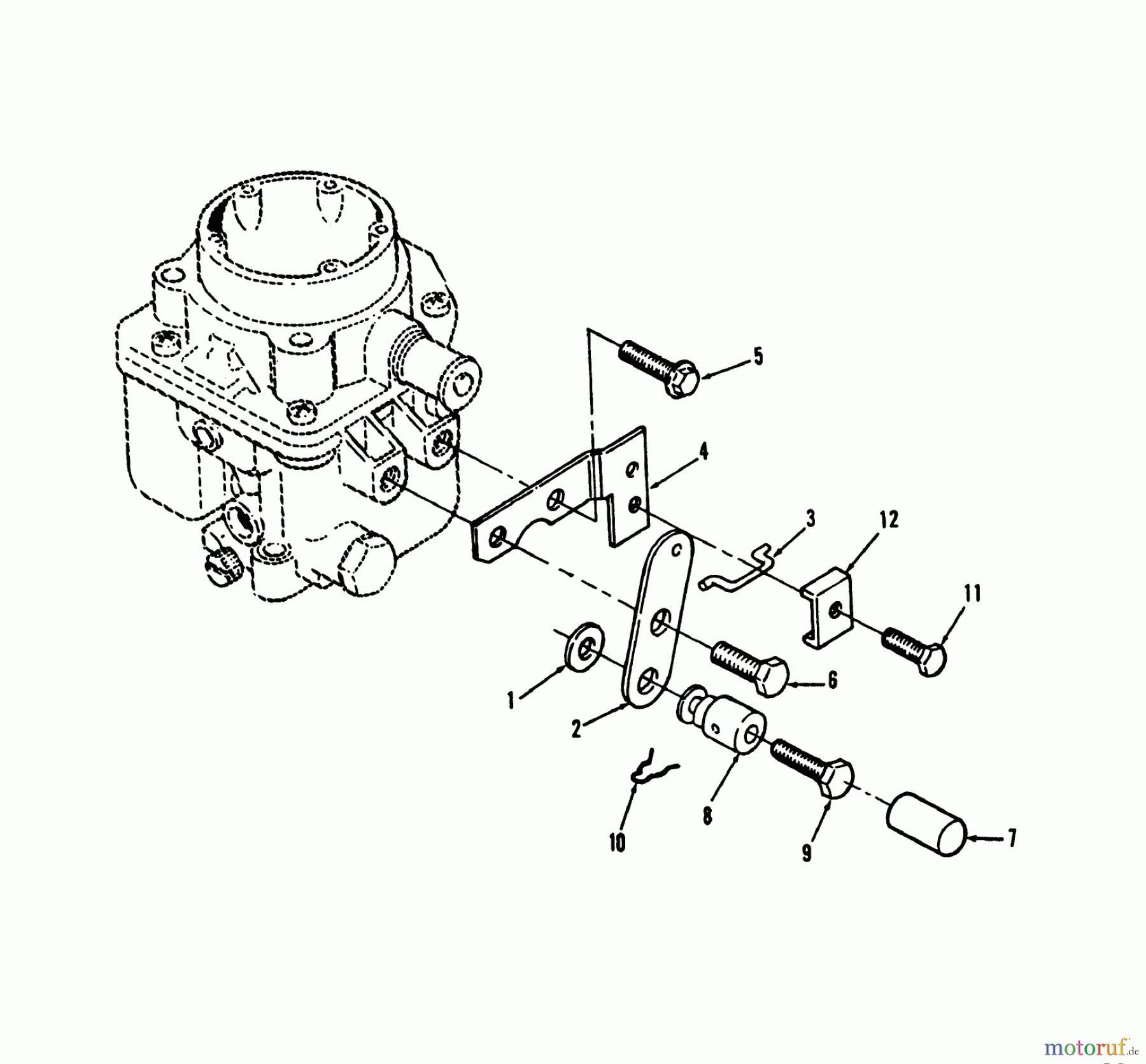  Toro Neu Mowers, Lawn & Garden Tractor Seite 2 R1-16O804 (316-8) - Toro 316-8 Garden Tractor, 1992 (2000001-2999999) CHOKE LINKAGE POWER PLUS