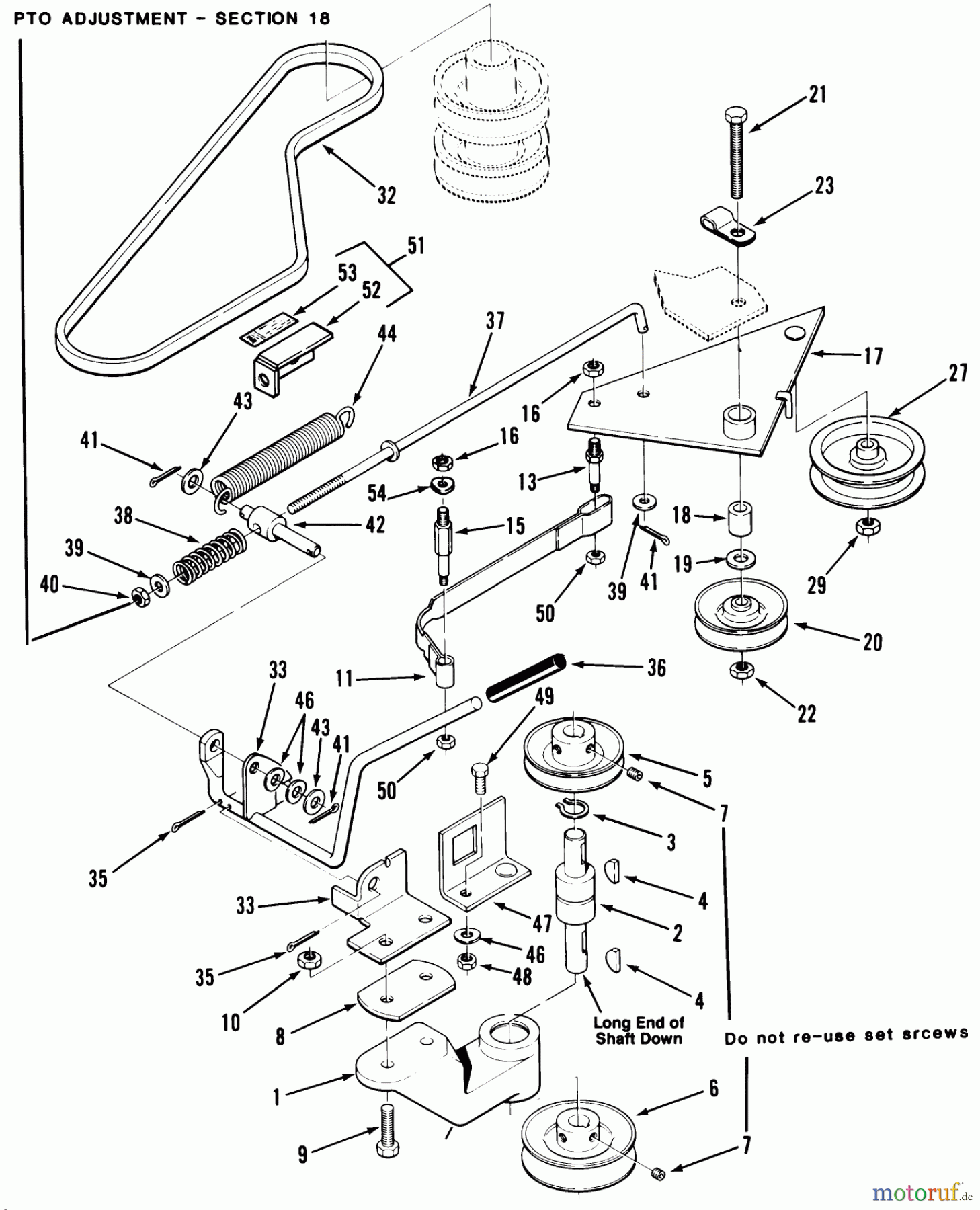 Toro Neu Mowers, Rear-Engine Rider 33-08B502 (108-5) - Toro 108-5 Rear Engine Rider, 1986 PTO CLUTCH, PULLEYS, AND CONTROLS