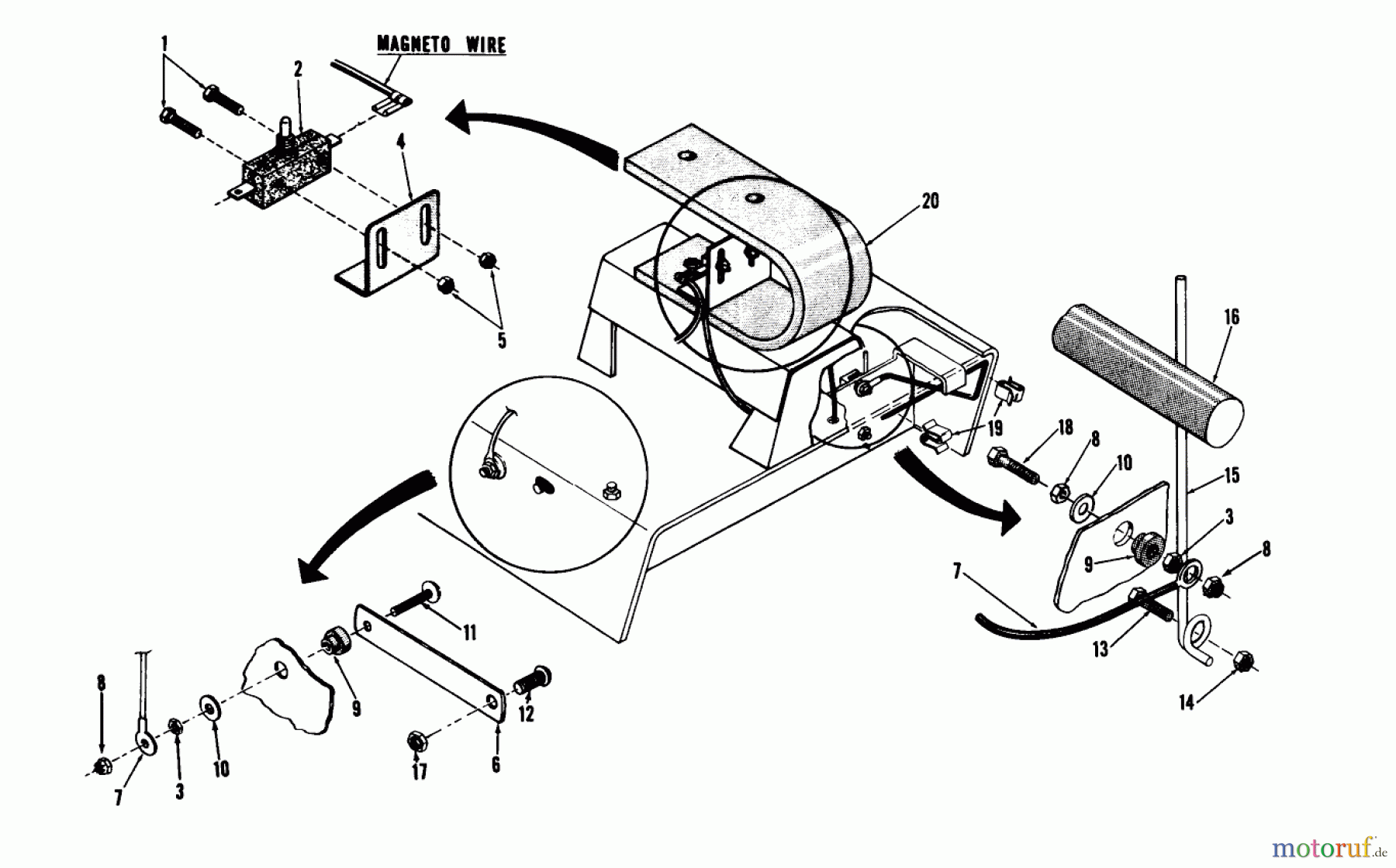 Toro Neu Mowers, Rear-Engine Rider 51070 - Toro Big Red Riding Mower, 34