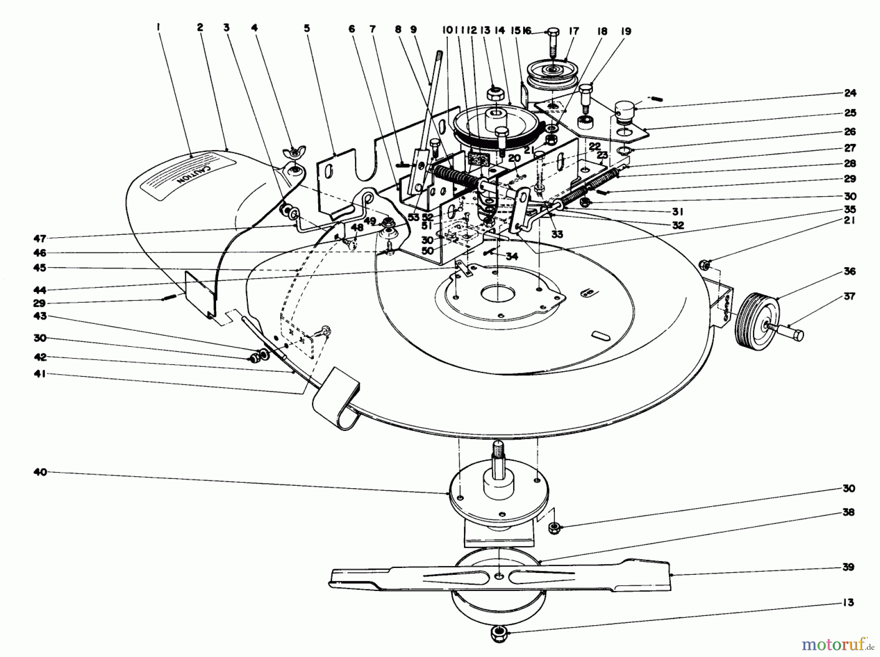  Toro Neu Mowers, Rear-Engine Rider 56022 - Toro 25