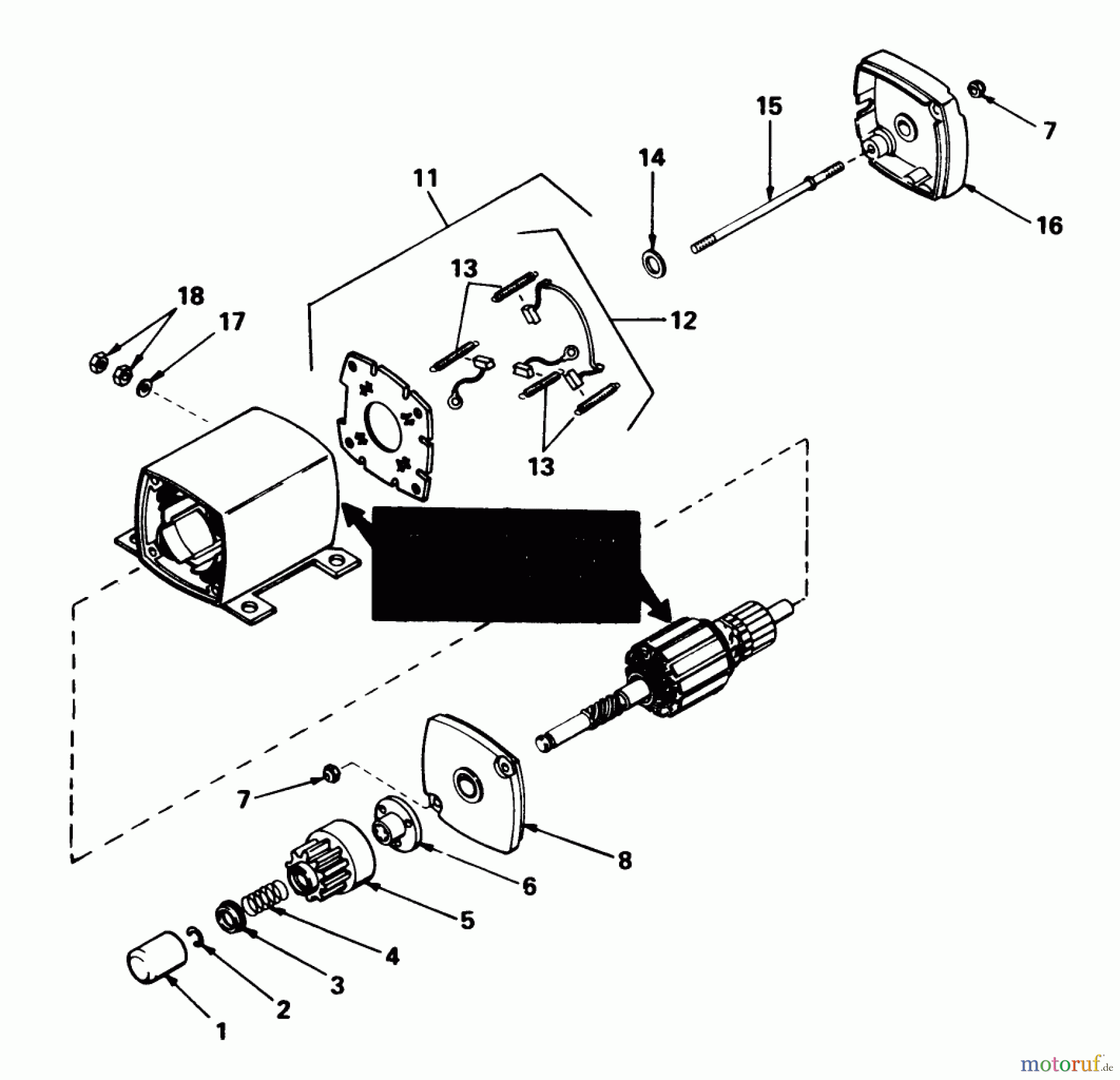 Toro Neu Mowers, Rear-Engine Rider 56125 (7-25) - Toro 7-25 Rear Engine Rider, 1983 (3000001-3999999) 12 VOLT ELECTRIC STARTER NO. 33606