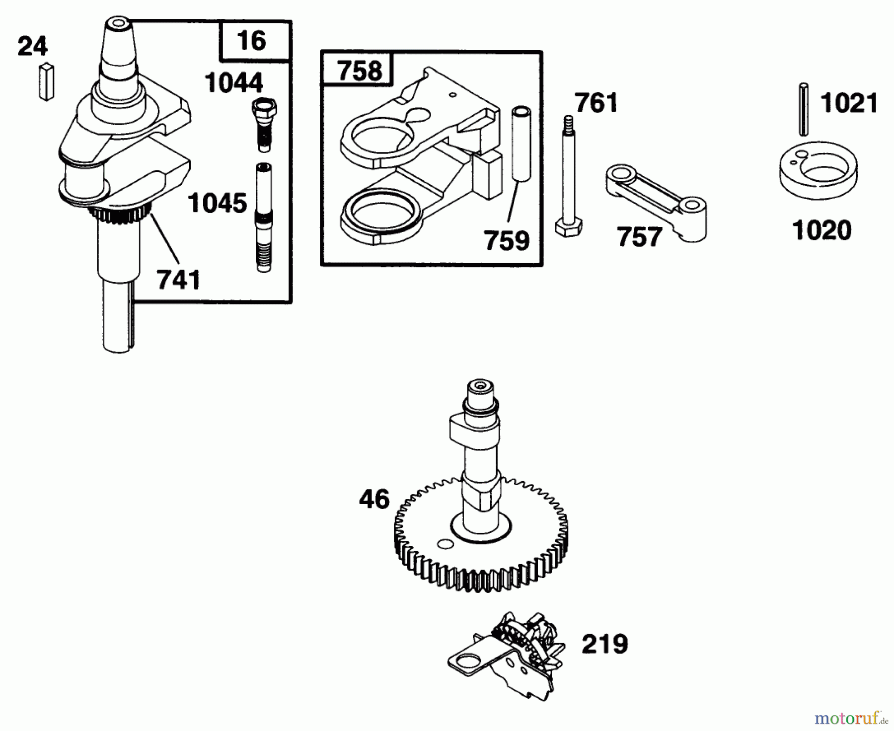 Toro Neu Mowers, Rear-Engine Rider 70131 (13-32) - Toro 13-32 Rear Engine Rider, 1996 (6900001-6999999) ENGINE BRIGGS & STRATTON MODEL 28M707-0127-01 #2