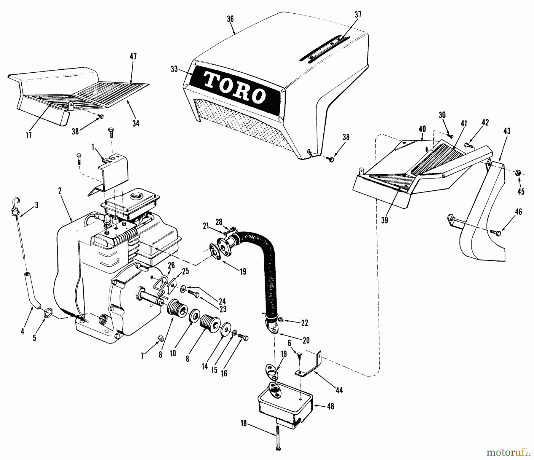  Toro Neu Mowers, Riding 03112 - Toro 58