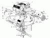 Toro 16173 - Whirlwind Lawnmower, 1976 (6000001-6999999) Ersatzteile HOUSING AND ENGINE ASSEMBLY MODEL 16273