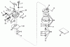 Toro 17601 - Whirlwind Lawnmower, 1969 (9000001-9999999) Ersatzteile CARBURETOR NO. 631003A
