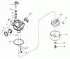 Toro 18017 - Lawnmower, 1979 (9000001-9999999) Ersatzteile CARBURETOR NO. 632046