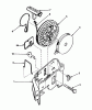 Toro 18017 - Lawnmower, 1980 (0000001-0999999) Ersatzteile REWIND STARTER NO. 590531