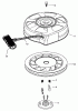 Toro 20017 - 22" Recycler Lawnmower, 2005 (250000001-250999999) Ersatzteile RECOIL STARTER ASSEMBLY NO. 590739 TECUMSEH NO. LV195EA-362003B