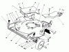 Toro 20106 - Lawnmower, 1991 (1000001-1999999) Ersatzteile HOUSING ASSEMBLY