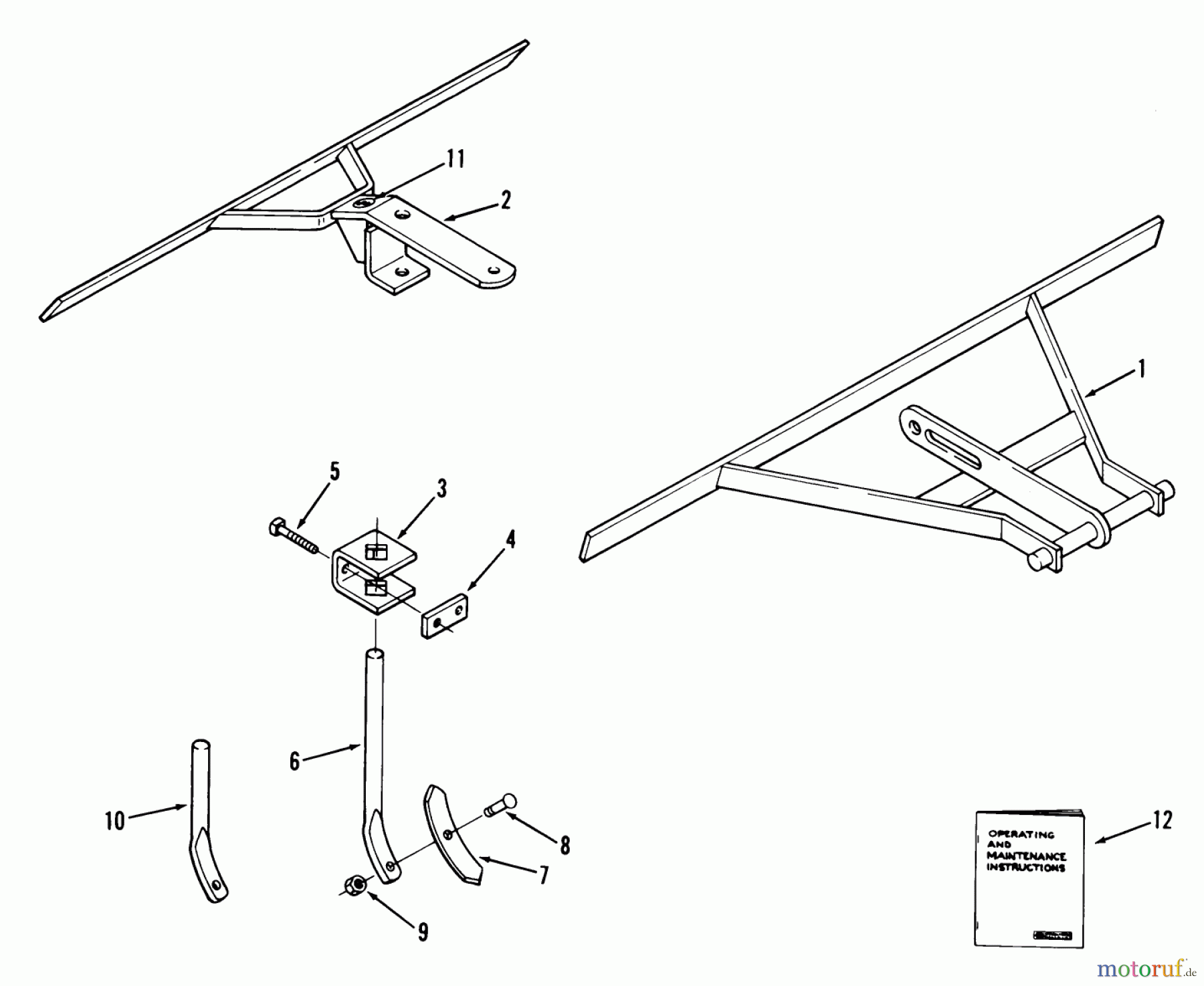  Toro Neu Accessories, Tiller/Cultivator 07-34CM01 - Toro 34