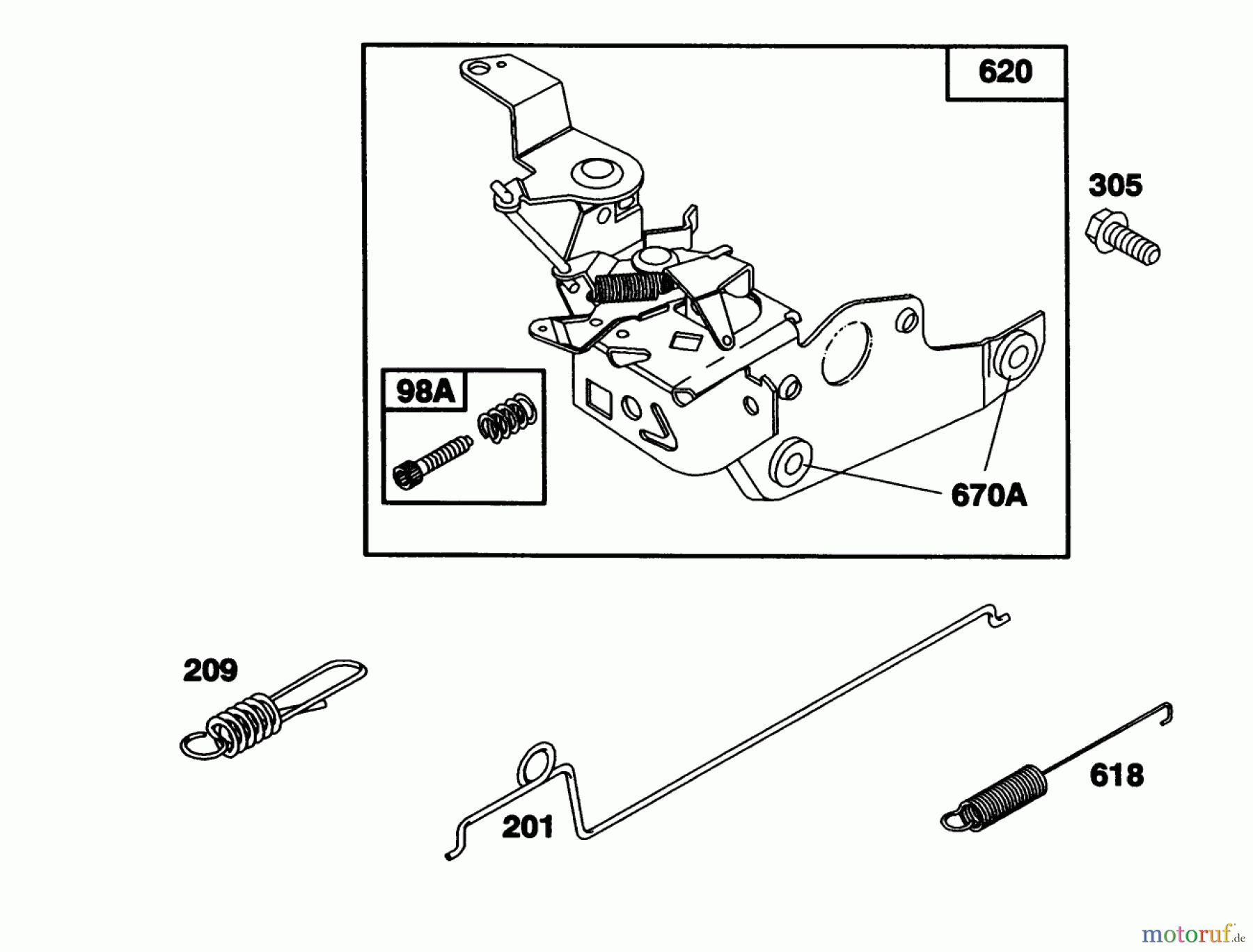Toro Neu Mowers, Walk-Behind Seite 1 20217 - Toro Lawnmower, 1991 (1000001-1999999) ENGINE RIGGS & STRATTON MODEL 124702-3115-01 #4