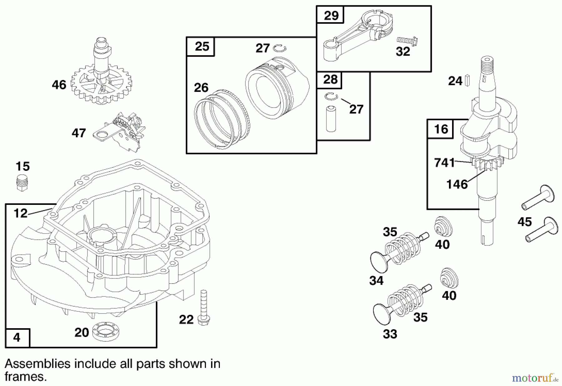 Toro Neu Mowers, Walk-Behind Seite 1 20450 (R-21P) - Toro Recycler Mower, R-21P, 1998 (8900001-8999999) ENGINE BRIGGS & STRATTON MODEL 12F802-1750-E1 #2
