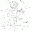 Toro 20452 (R-21S) - Recycler Mower, R-21S, 1998 (8900001-8999999) Ersatzteile ENGINE ASSEMBLY