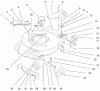 Toro 20452 (R-21S) - Recycler Mower, R-21S, 1998 (8900001-8999999) Ersatzteile HOUSING ASSEMBLY