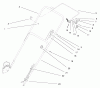 Toro 20457 - Lawnmower, 1997 (7900001-7999999) Ersatzteile HANDLE ASSEMBLY