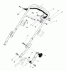 Toro 20560 - Lawnmower, 1983 (3000001-3999999) Ersatzteile HANDLE ASSEMBLY