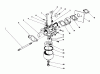 Toro 20581C - Lawnmower, 1988 (8000001-8999999) Ersatzteile CARBURETOR ASSEMBLY (ENGINE MODEL NO. 47PF5 & 47PG6)