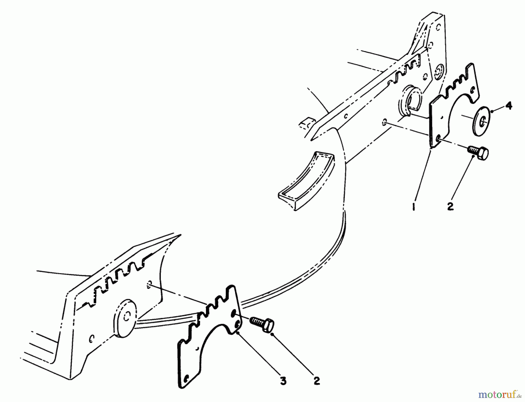Toro Neu Mowers, Walk-Behind Seite 1 20588 - Toro Lawnmower, 1986 (6000001-6999999) WEAR PLATE KIT NO. 49-4080 (OPTIONAL)
