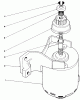 Toro 20677 - Lawnmower, 1990 (0000001-0002101) Ersatzteile STARTER ASSEMBLY