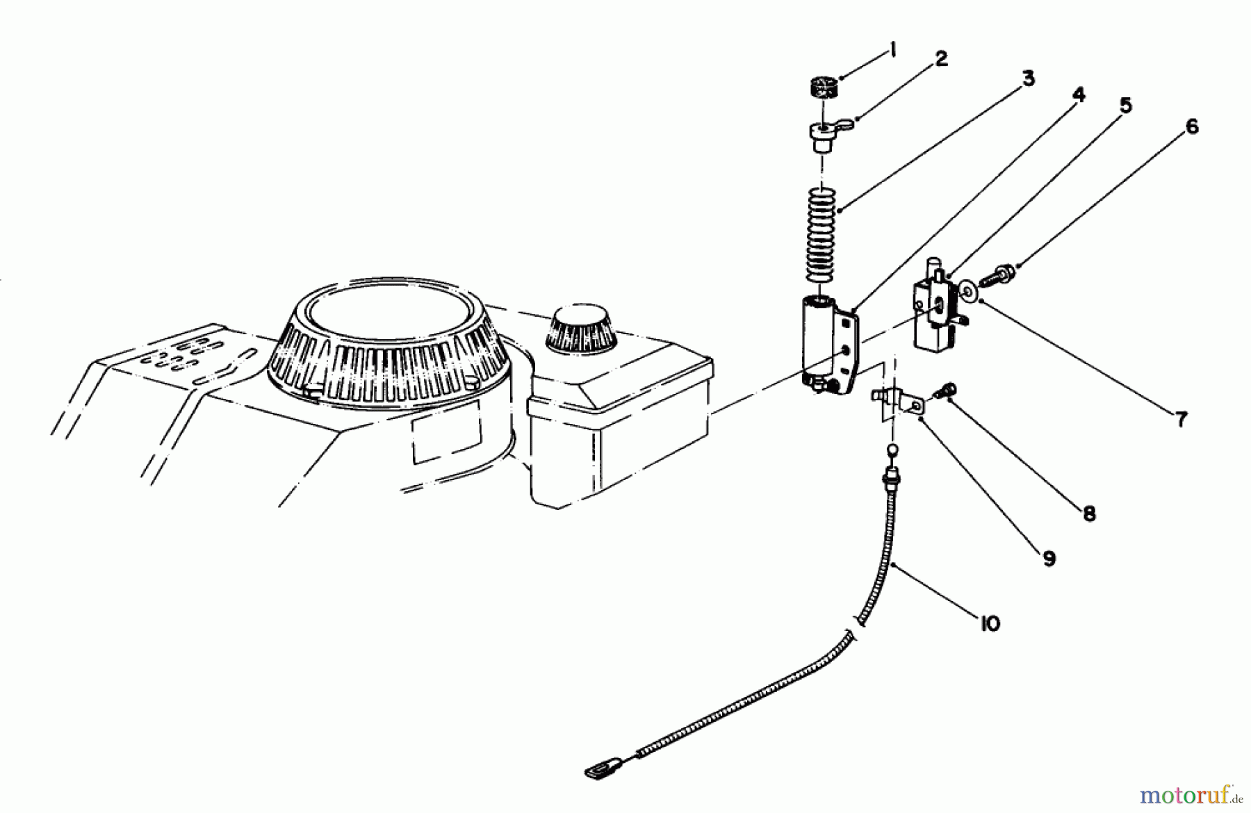  Toro Neu Mowers, Walk-Behind Seite 1 20680 - Toro Lawnmower, 1985 (5000001-5999999) BRAKE ASSEMBLY