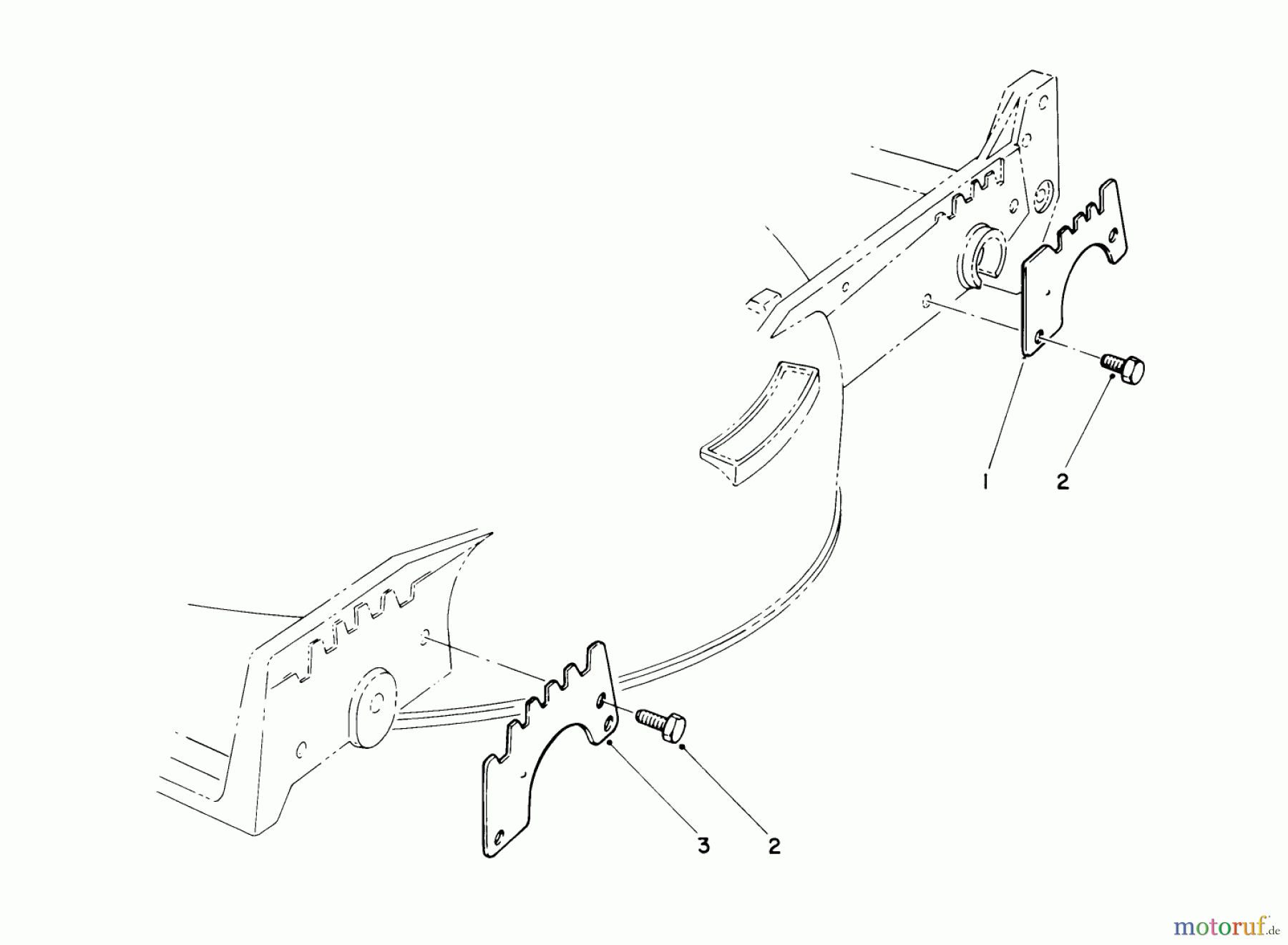 Toro Neu Mowers, Walk-Behind Seite 1 20680 - Toro Lawnmower, 1990 (0000001-0999999) WEAR PLATE MODEL NO. 49-4080 (OPTIONAL)