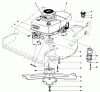 Toro 20715 - Lawnmower, 1980 (0000001-0999999) Ersatzteile ENGINE ASSEMBLY