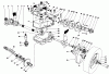 Toro 20715 - Lawnmower, 1980 (0000001-0999999) Ersatzteile GEAR CASE ASSEMBLY