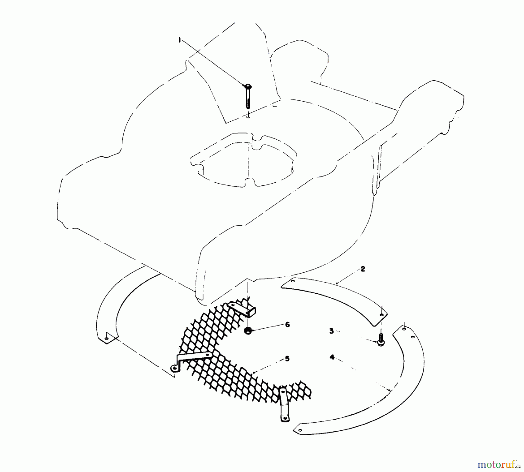 Toro Neu Mowers, Walk-Behind Seite 1 20762 - Toro Lawnmower, 1982 (2000001-2999999) LEAF SHREDDER KIT NO. 59100 (OPTIONAL)