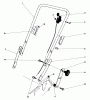 Toro 20762 - Lawnmower, 1983 (3000001-3999999) Ersatzteile HANDLE ASSEMBLY