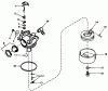 Toro 20772 - Lawnmower, 1979 (9000001-9999999) Ersatzteile CARBURETOR NO. 632050