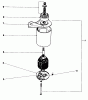 Toro 21666 - Whirlwind Lawnmower, 1970 (0000001-0033908) Ersatzteile STARTER MOTOR AND PINION