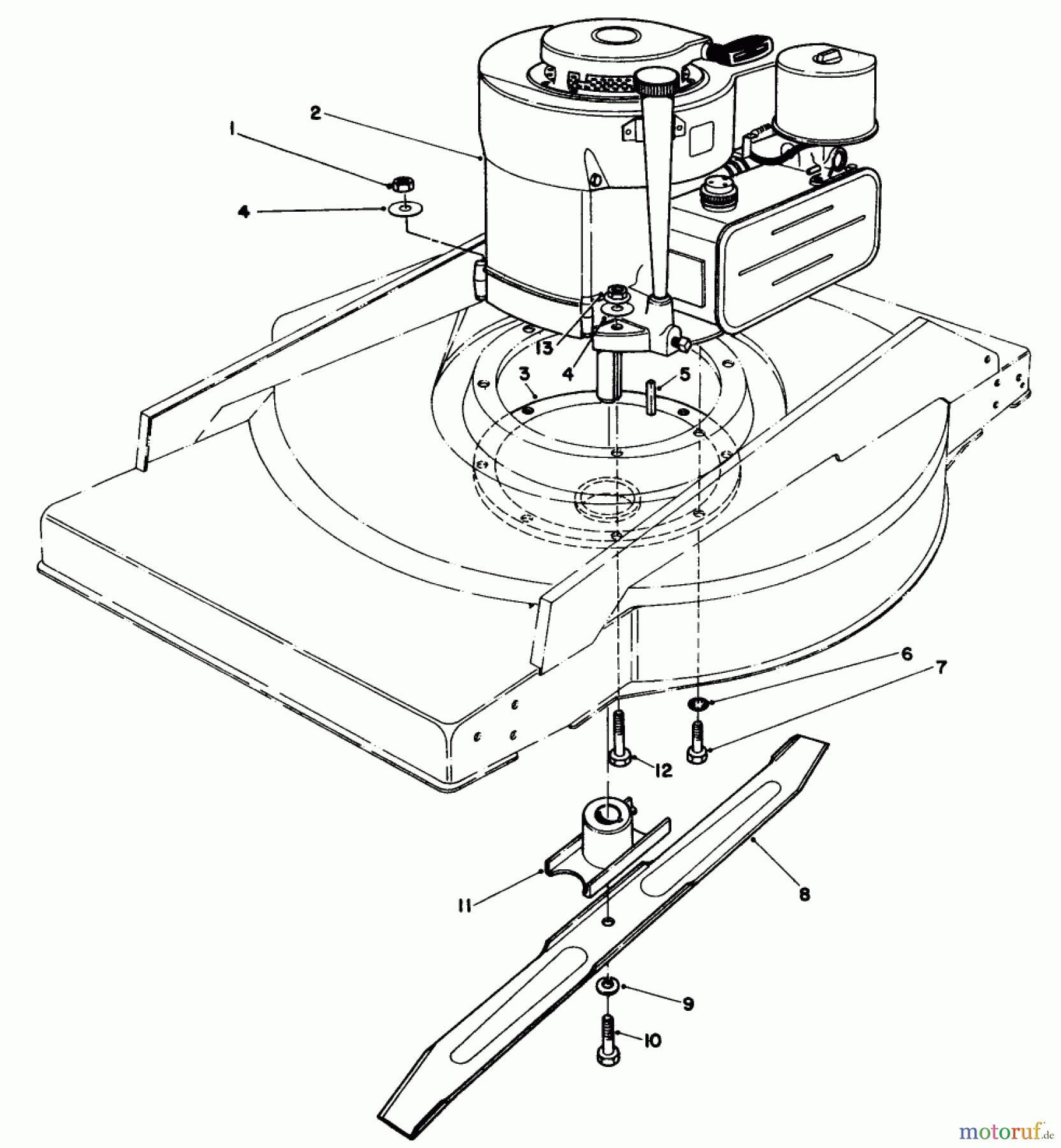 Toro Neu Mowers, Walk-Behind Seite 2 22005 - Toro Lawnmower, 1988 (8000001-8999999) ENGINE ASSEMBLY