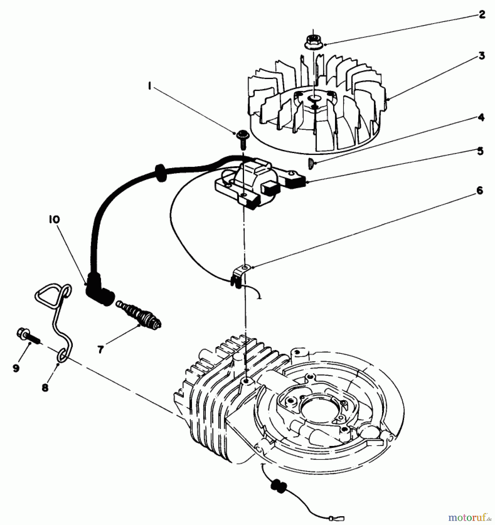  Toro Neu Mowers, Walk-Behind Seite 2 22025 - Toro Lawnmower, 1987 (7000001-7999999) ENGINE ASSEMBLY MODEL NO. 47PG6 #2