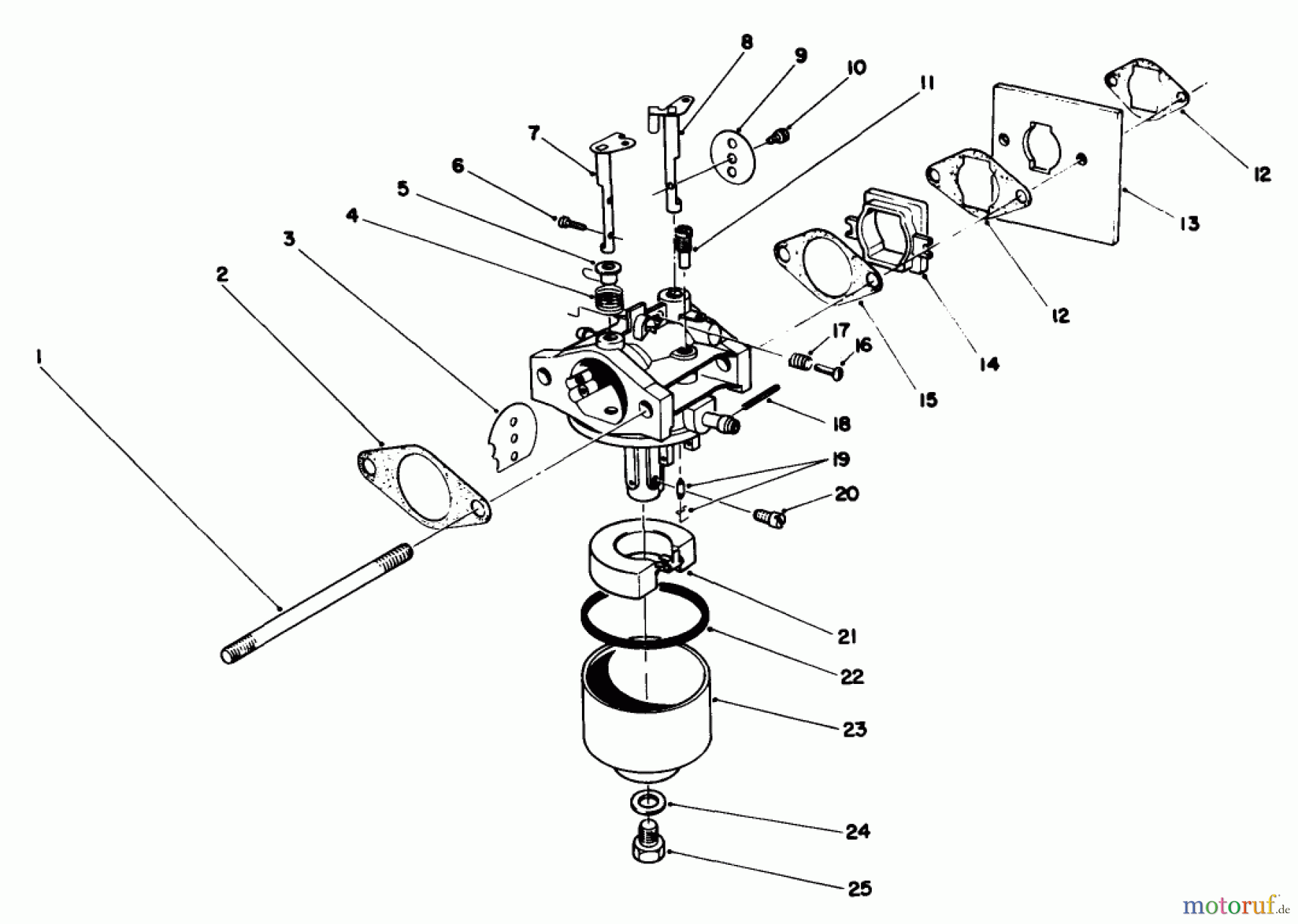  Toro Neu Mowers, Walk-Behind Seite 2 22025 - Toro Lawnmower, 1989 (9000001-9999999) ENGINE ASSEMBLY MODEL NO. 47PJ8 #3