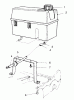 Toro 22150 - Lawnmower, 1996 (6900001-6999999) Ersatzteile GAS TANK ASSEMBLY