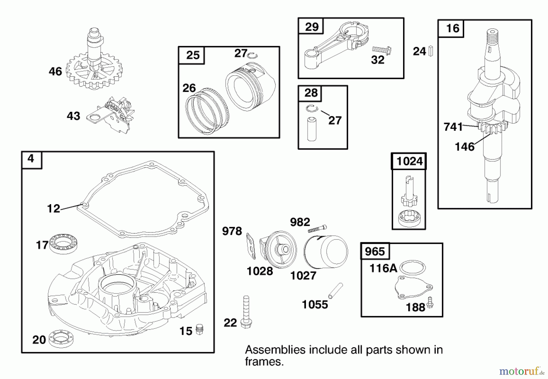  Toro Neu Mowers, Walk-Behind Seite 2 22161 - Toro Recycler Mower, 1998 (8900001-8999999) ENGINE GTS-200 #4